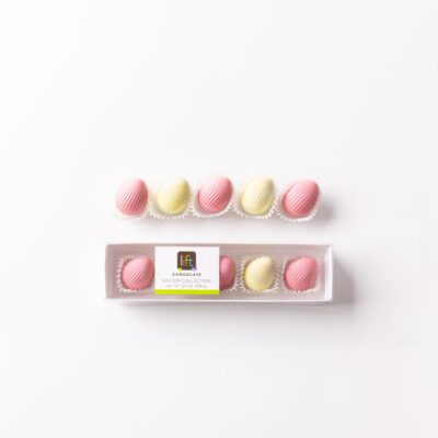 Strawberry and Lemon Truffle Eggs